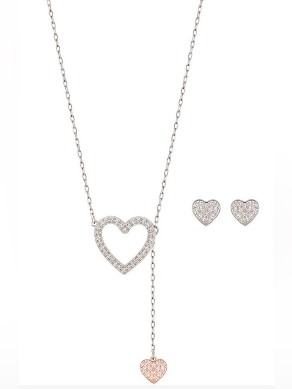 New SWAROVSKI Cupid Medium Set • Necklace & Earrings